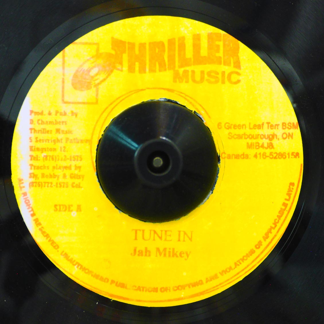 Jah Mikey - Tune In  /  Version [New Vinyl Record 7" Single]