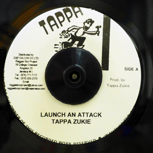 Tappa Zukie - Launch An Attack  /  Version [New Vinyl Record 7" Single]