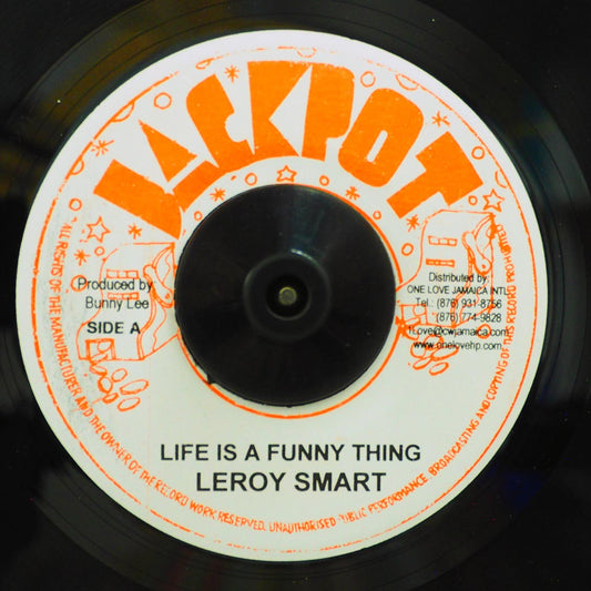 Leroy Smart - Life Is A Funny Thing  /  Version (rhythm: "Satta Massagana") [New Vinyl Record 7" Single]
