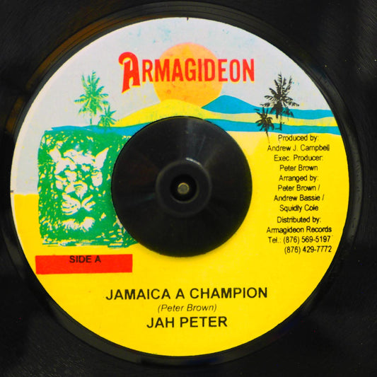 Jah Peter - Jamaica A Champion  /  Version [New Vinyl 7"]