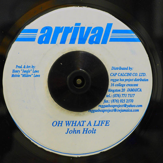 John Holt - Oh What A Life  /  Version [New] [New Vinyl 7"]