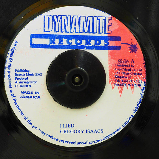 Gregory Isaacs - I Lied  /  Version [New Vinyl 7"]
