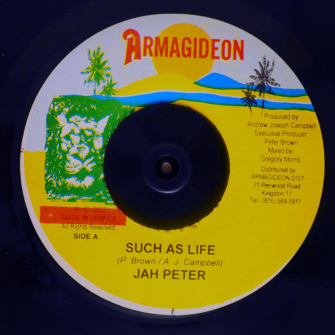 Jah Peter - Such Is Life  /  Version (rhythm: "Livity") [New Vinyl 7"]