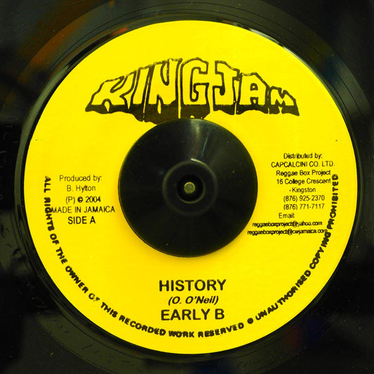 Early B - History  /  Version (rhythm: "Africa") [New Vinyl 7"]
