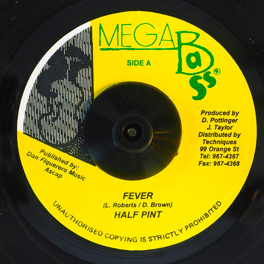 Half Pint - Fever  /  Version (rhythm: "World") [New Vinyl 7"]
