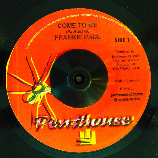 Frankie Paul - Come To Me  /  Version [New Vinyl 7"]