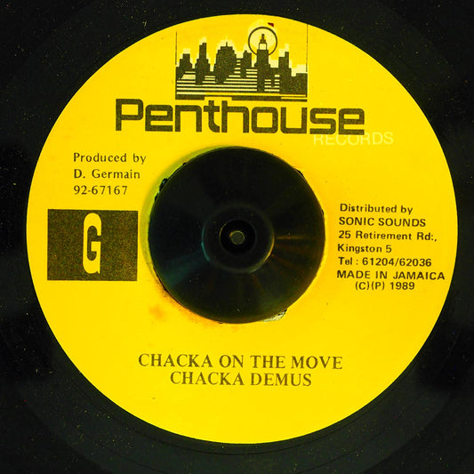 Chaka Demus - Chacka On The Move  /  Version (rhythm: "Pon Me Nozzle") [New] [New Vinyl 7"]