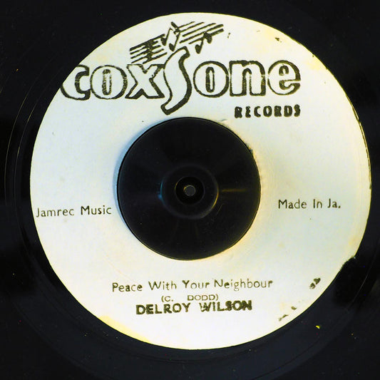 Delroy Wilson - Peace With Your Neighbor  /  Delroy & Sir Coxsone's All Stars - Peace Part 2 [New Vinyl Record 7" Single]