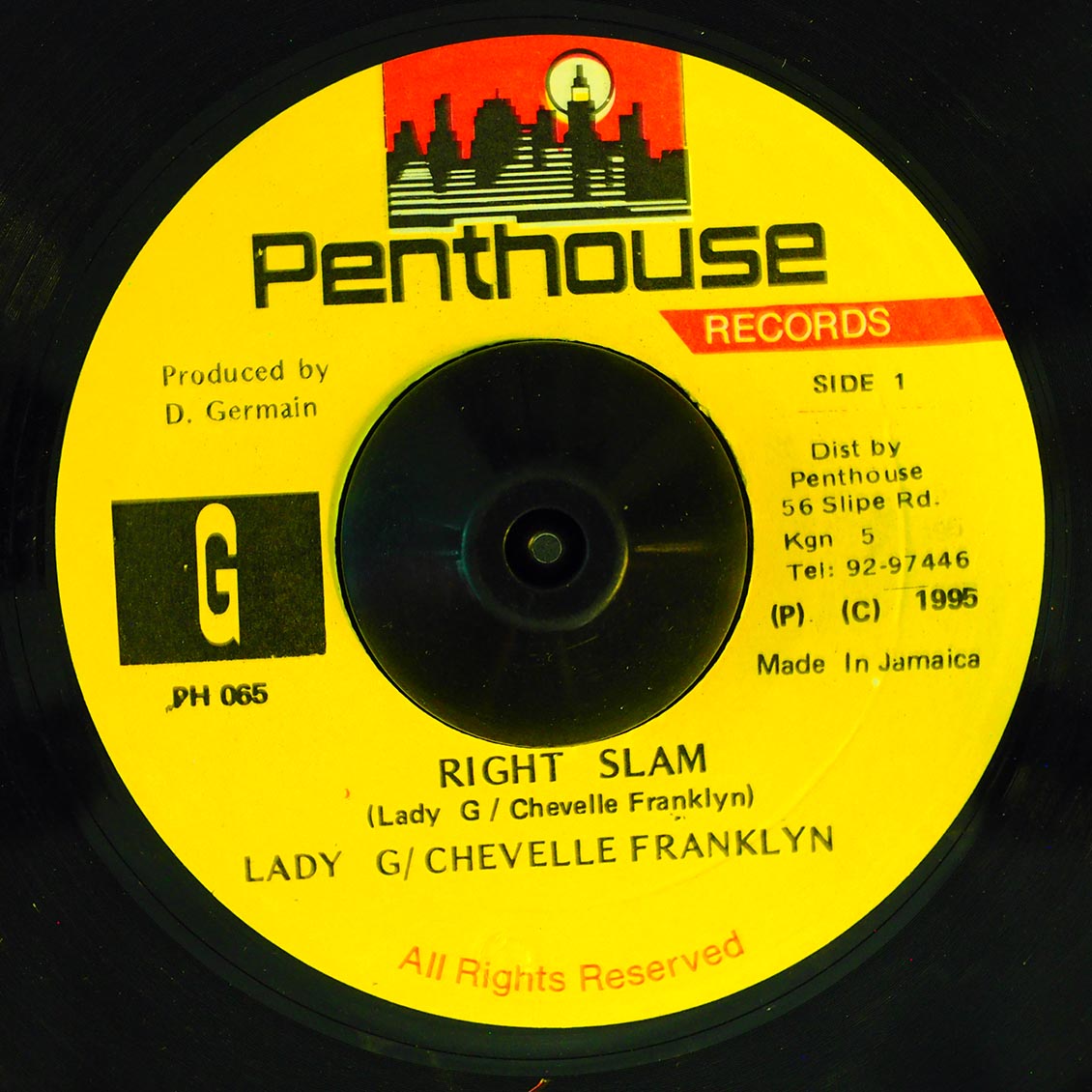 Lady G, Chevelle Franklyn - Right Slam  /  Part 2 [New Vinyl Record 7" Single]