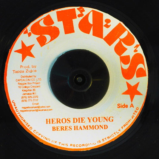 Beres Hammond - Heroes Die Young  /  Version [New Vinyl Record 7" Single]