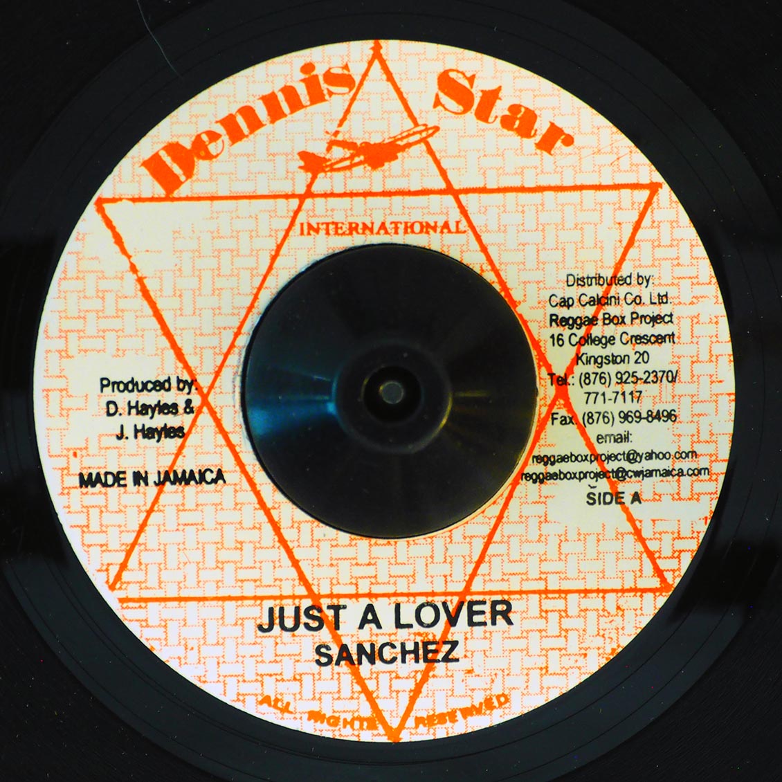 Sanchez - Just A Lover  /  Mikey Melody - Riding High (rhythm: "Ain't Too Proud To Beg") [New] [New Vinyl 7"]