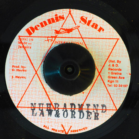 Law & Order - Nuh Bad Mind  /  Version [New] [New Vinyl 7"]