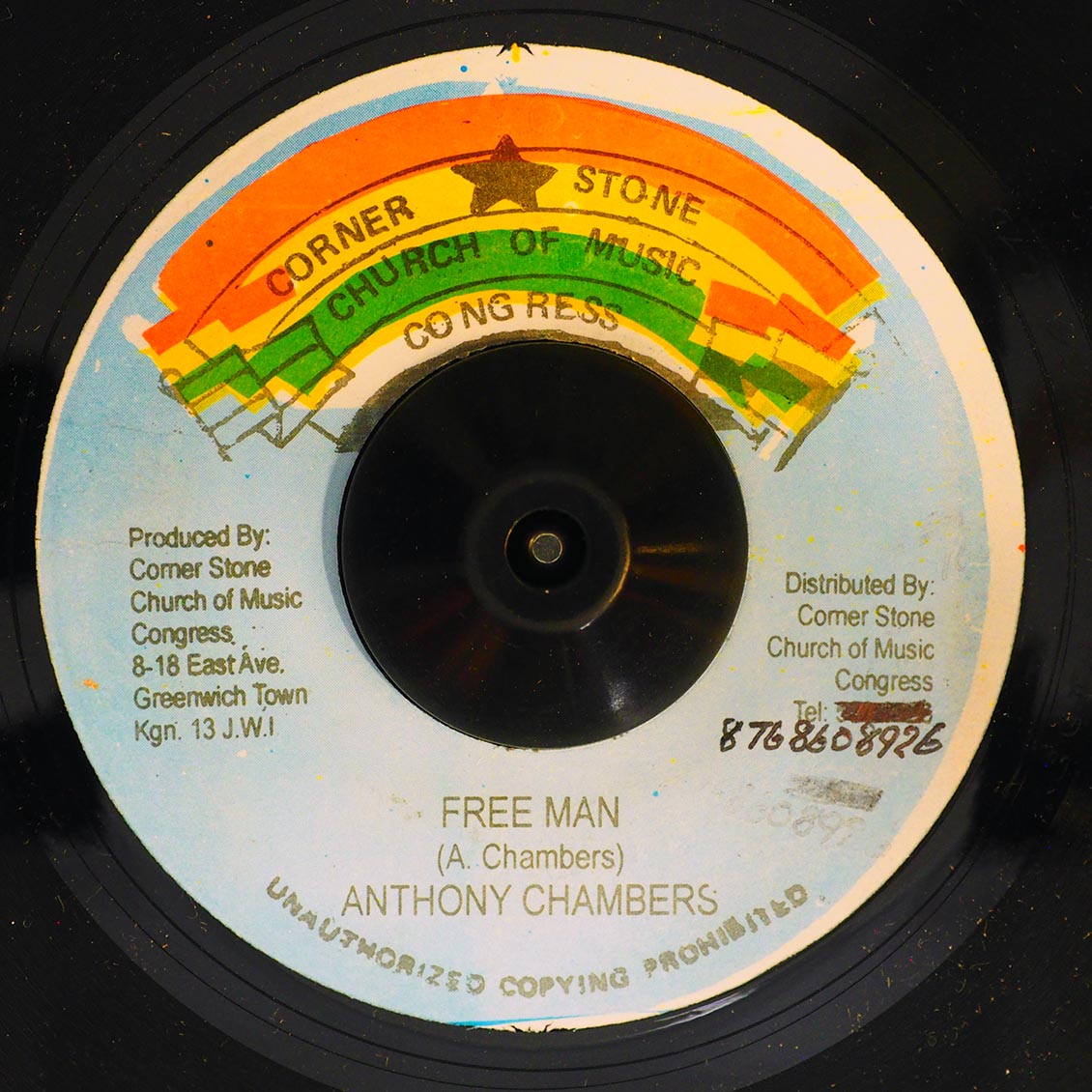 Anthony Chambers - Free Man  /  Version [New Vinyl Record 7" Single]