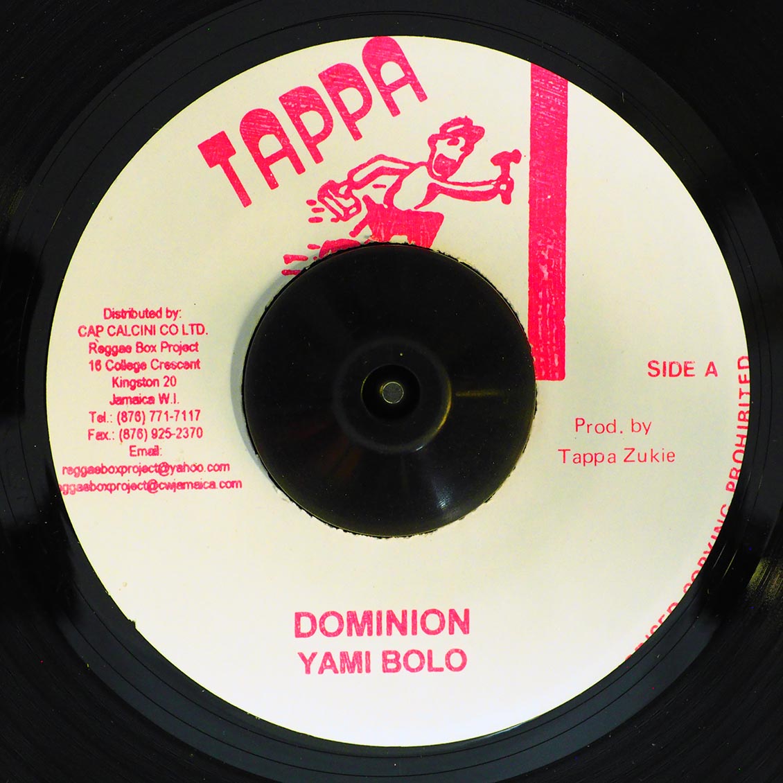 Yami Bolo - Dominion  /  Version (rhythm: "Putting Up Resistance") [New] [New Vinyl 7"]