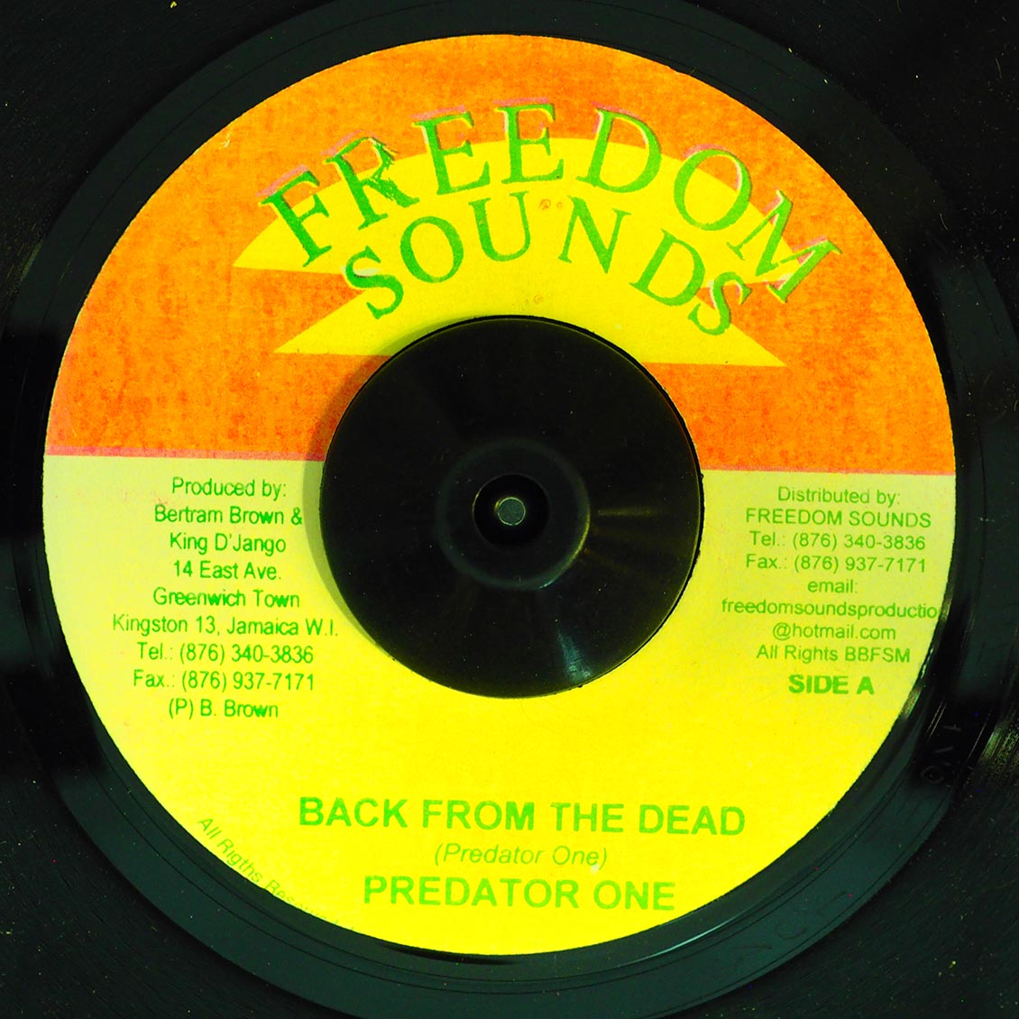 Predator One - Back From The Dead  /  Weather Man - Work Hunting (rhythm: "Rod Taylor - Ethiopian Kings") [New] [New Vinyl 7"]