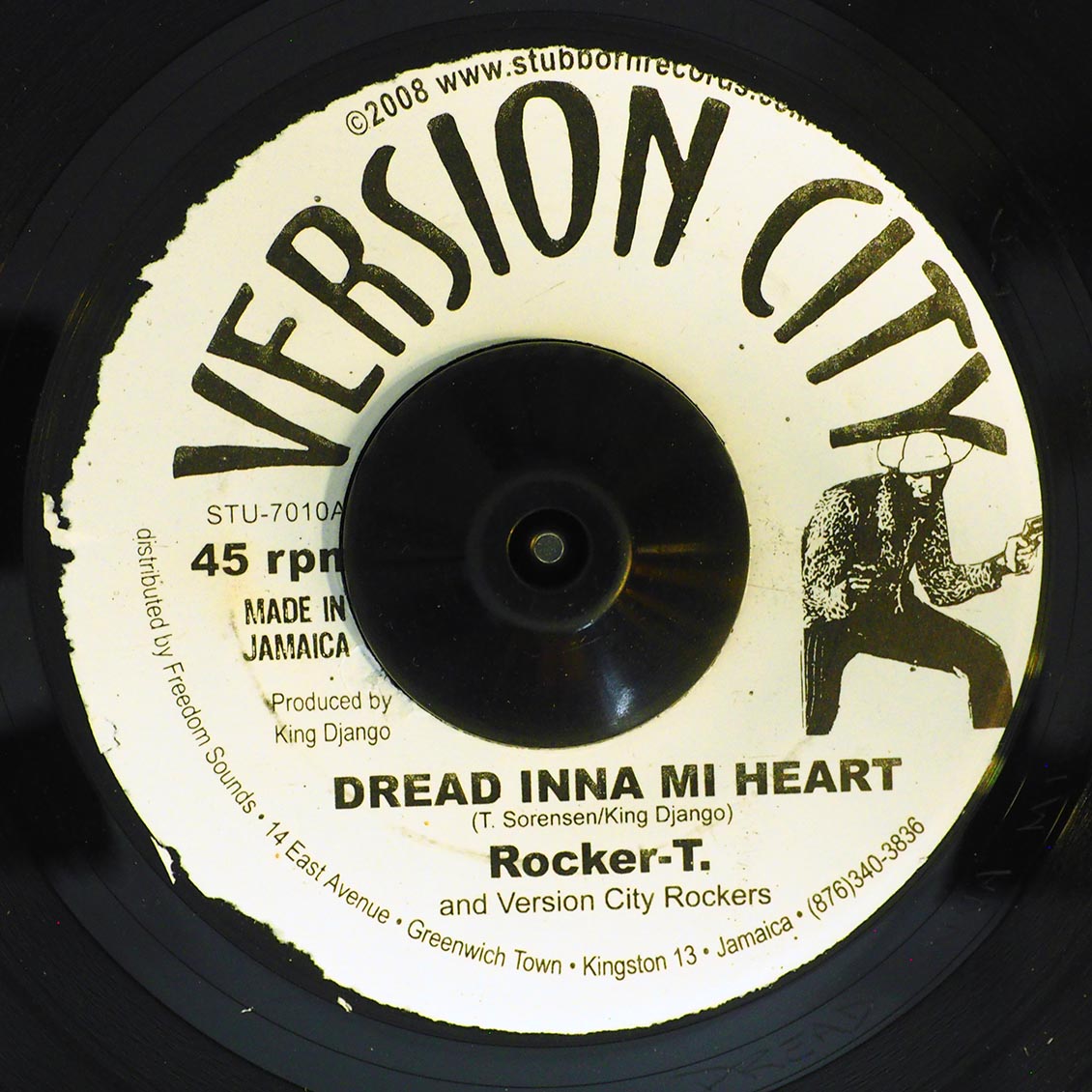 Rocker T - Dread Inna Mi Heart  /  Version (rhythm: "Dread Inna Mi Heart") [New] [New Vinyl 7"]