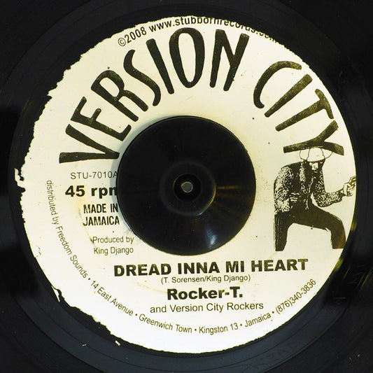 Rocker T - Dread Inna Mi Heart  /  Version (rhythm: "Dread Inna Mi Heart") [New] [New Vinyl 7"]