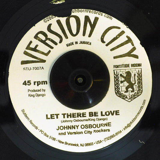 Johnny Osbourne - Let There Be Love  /  Version (rhythm: "Fortitude") [New] [New Vinyl 7"]