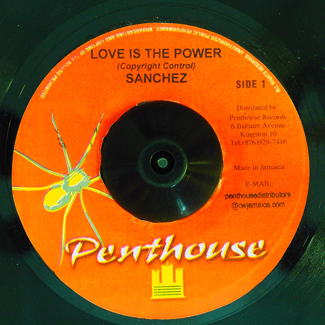 Sanchez - Love Is The Power  /  Version [New Vinyl Record 7" Single]