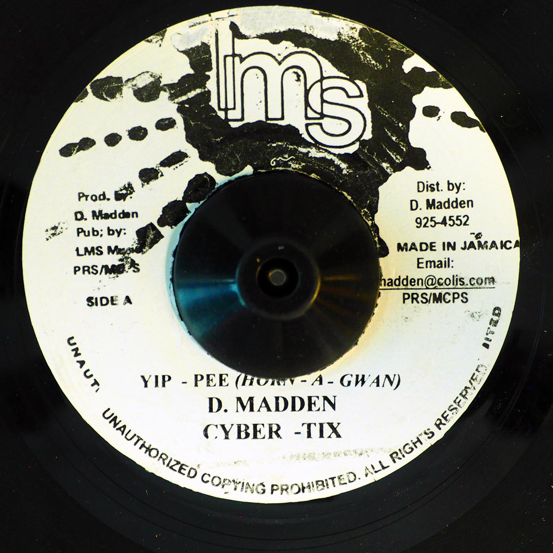 David Madden - Yippee (Horn A Gwan)  /  David Madden - Horn A Gwan Part 2 [New Vinyl 7"]