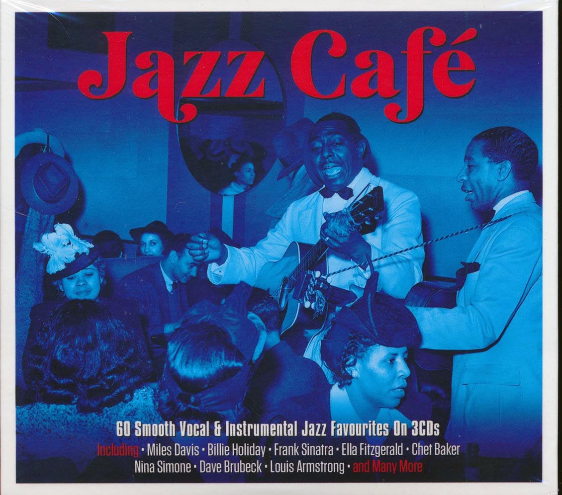 Miles Davis, Billie Holiday, Frank Sinatra, Nina Simone, Etc. - Jazz Cafe (60 tracks) (3xCD) (deluxe 4-fold digipak) [New CD]