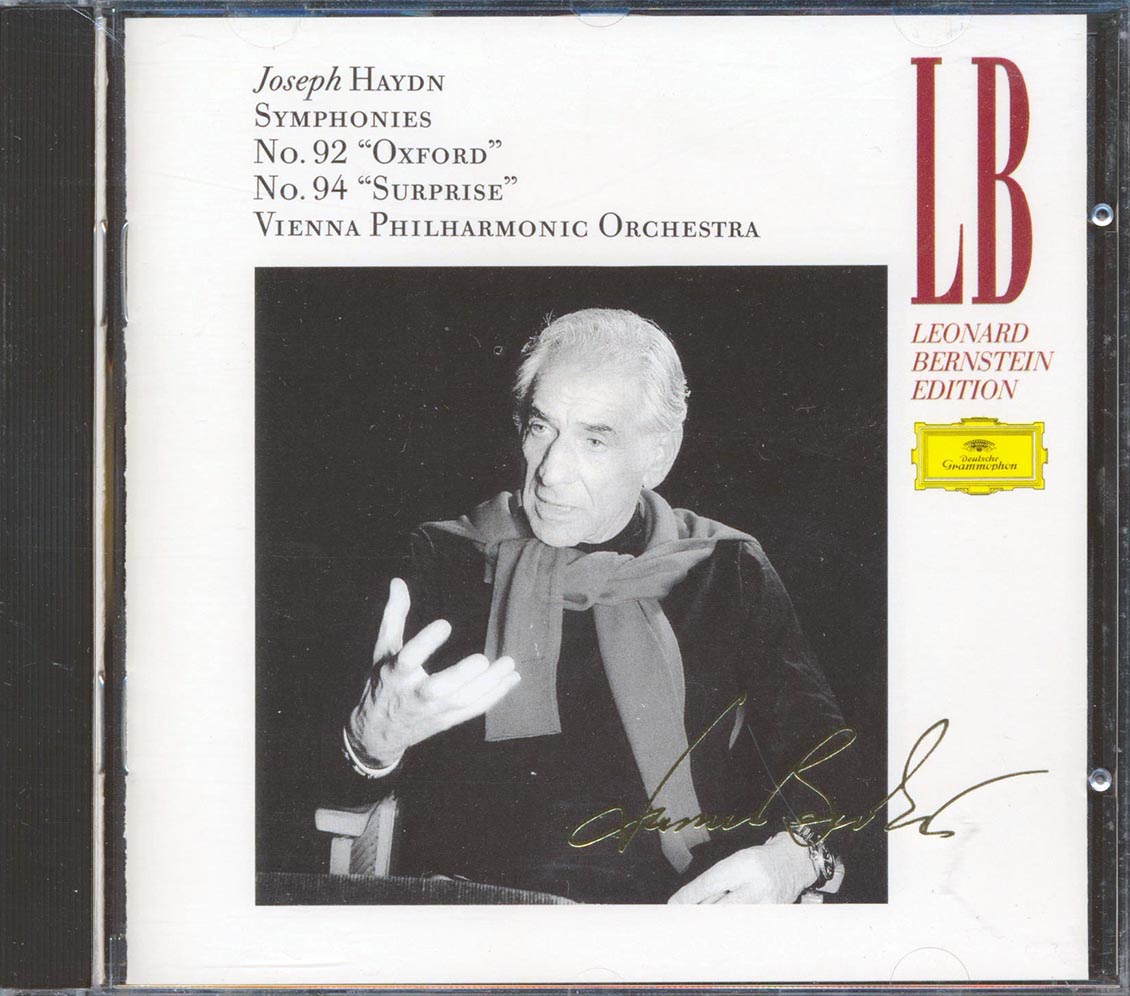 Joseph Haydn, Wiener Philharmoniker, Leonard Bernstein - Symphonien No.92 Oxford & No.94 Mit Dem Paukenschlag Surprise [New CD]
