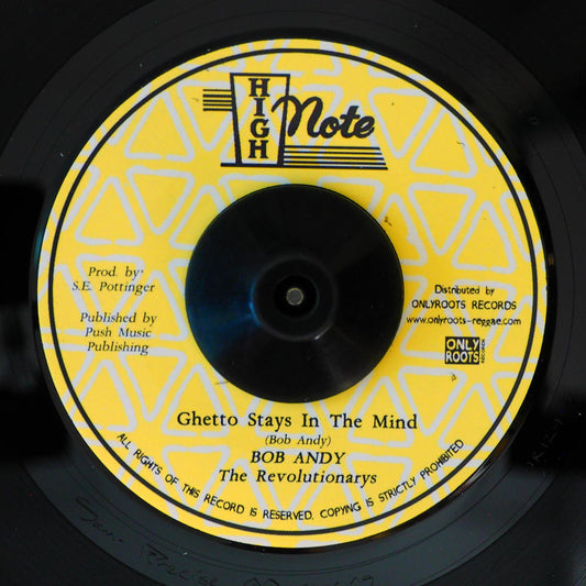 Bob Andy - Ghetto Stays In The Mind  /  The Revolutionaries - Ghetto Dub [New Vinyl Record 7" Single]
