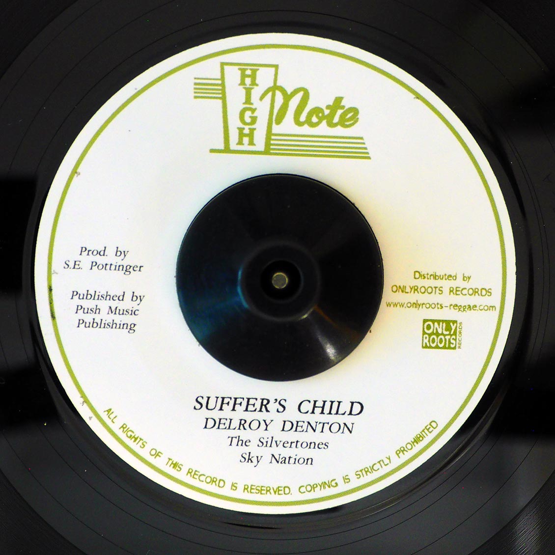 Delroy Denton, The Silvertones - Sufferer's Child  /  Sky Nation - Version [New Vinyl Record 7" Single]