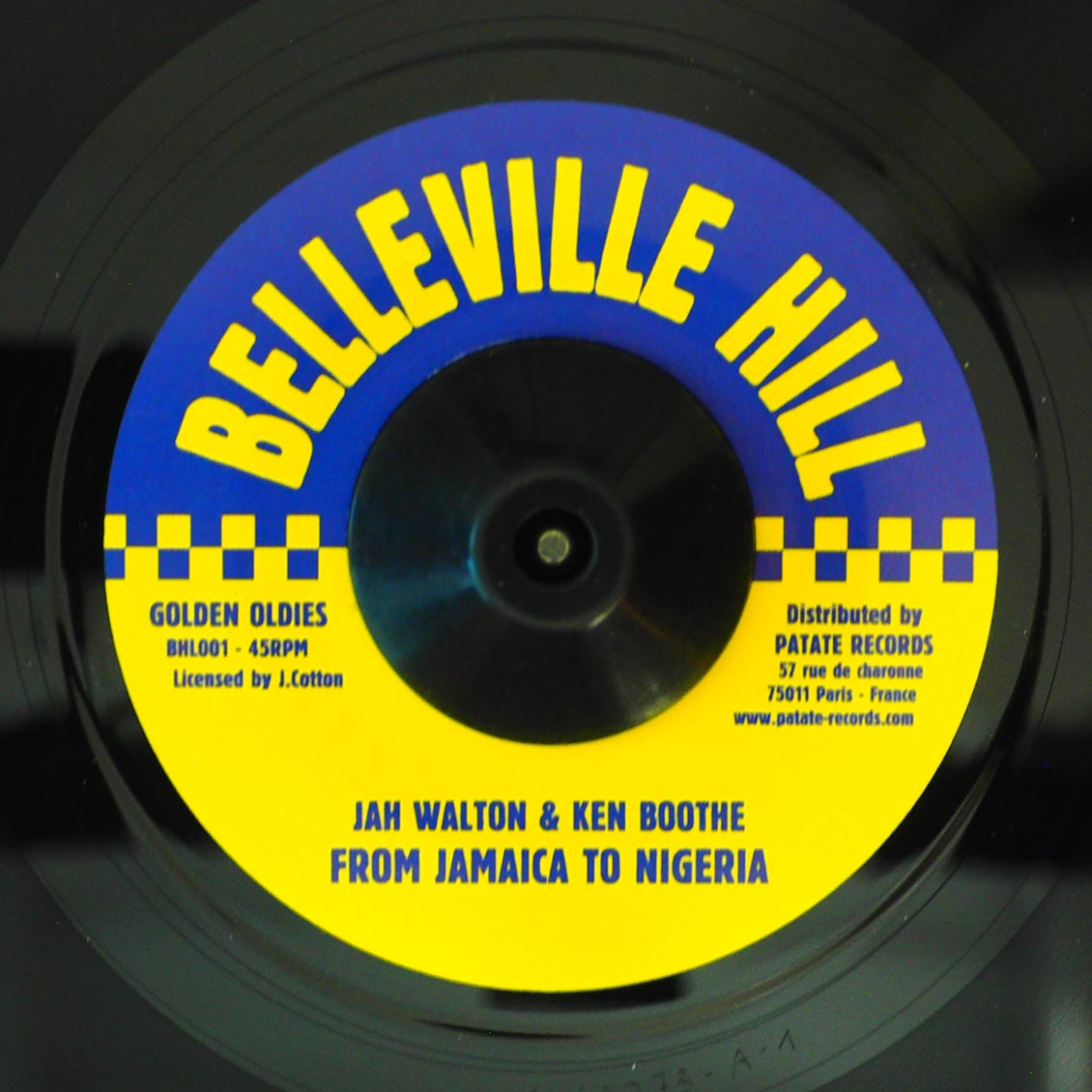 Jah Walton, Ken Boothe - From Jamaica To Nigeria  /  The Revolutionaries - Version [New Vinyl Record 7" Single]