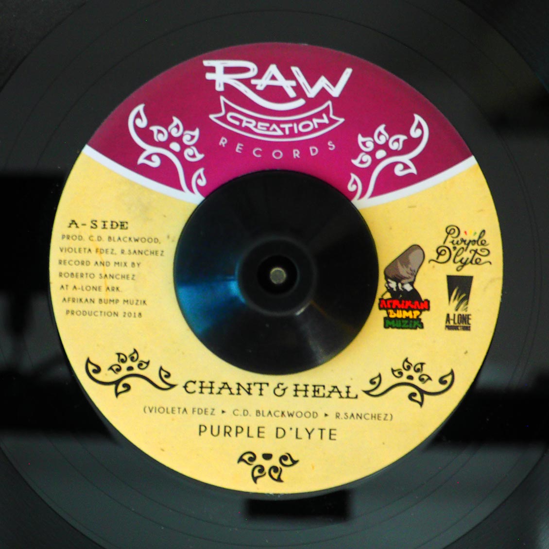 Purple D'Lyte - Chant & Heal  /  Afrikan Bump, Lone Ark Riddim Force - Dub & Heal [New Vinyl 7"]