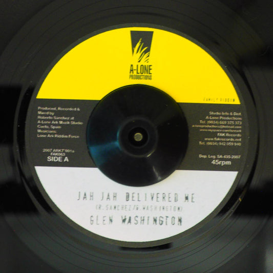 Glen Washington - Jah Jah Delivered Me  /  Ranking Forrest - Heads Of Government [New Vinyl 7"]