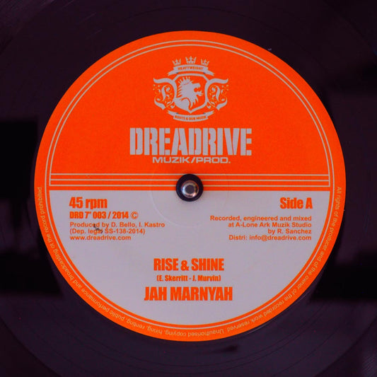 Jah Marnyah - Rise & Shine  /  Roberto Sanchez (Lone Ark) - Dub Version [New Vinyl 7"]