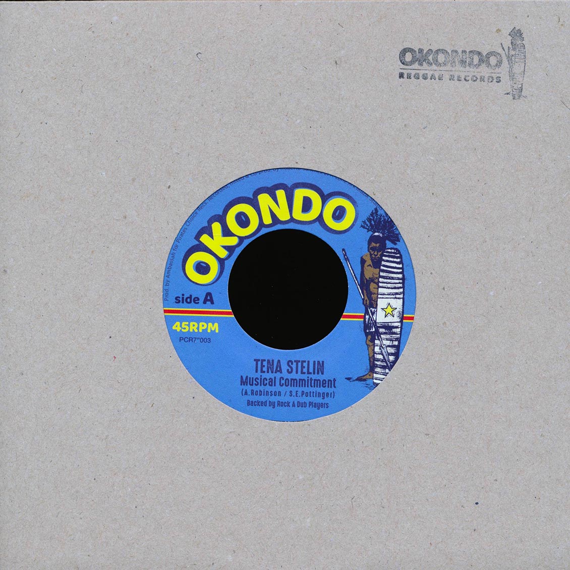 Tena Stelin - Musical Commitment  /  Roberto Sanchez (Lone Ark) - Dub Commitment [New Vinyl Record 7" Single]