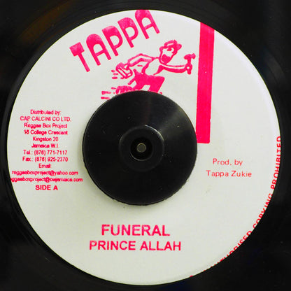 Prince Alla - Funeral  /  Go To School [New Vinyl Record 7" Single]