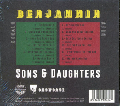 Benjammin - Sons & Daughters Showcase: Vocals & Dubs [New CD]