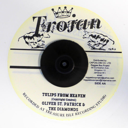 Oliver St. Patrick & The Diamonds - Tulips From Heaven  /  Oliver St. Patrick & The Diamonds - I Want To Be Loved (white vinyl) [New Vinyl 7"]