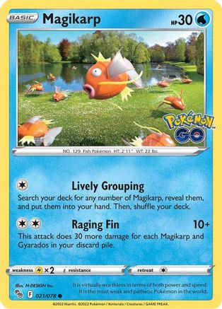 Magikarp 021/078 - Pokemon GO