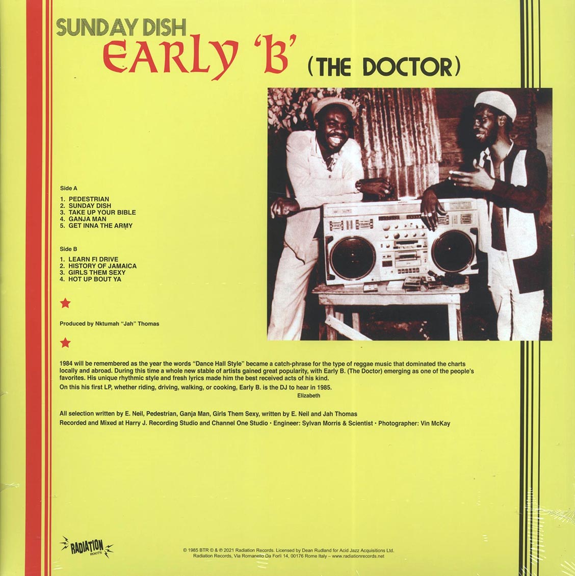 Early B - Sunday Dish [New Vinyl LP]