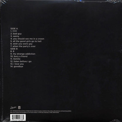 Billie Eilish - When We All Fall Asleep, Where Do We Go? (180g) [New Vinyl Record LP]