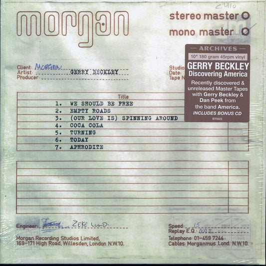 Gerry Beckley - Discovering America (10") (incl. CD) [New Vinyl LP]