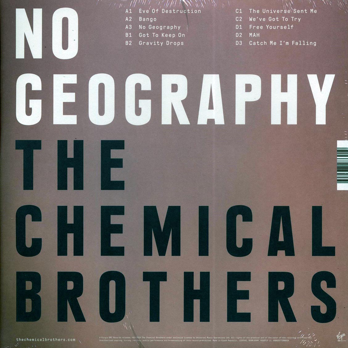 The Chemical Brothers - No Geography (2xLP) (180g) [New Vinyl LP]