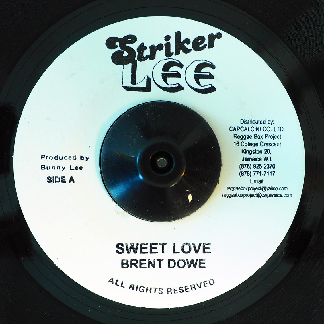 Brent Dowe - Sweet Love  /  Version (rhythm: "Stick By Me") [New] [New Vinyl 7"]
