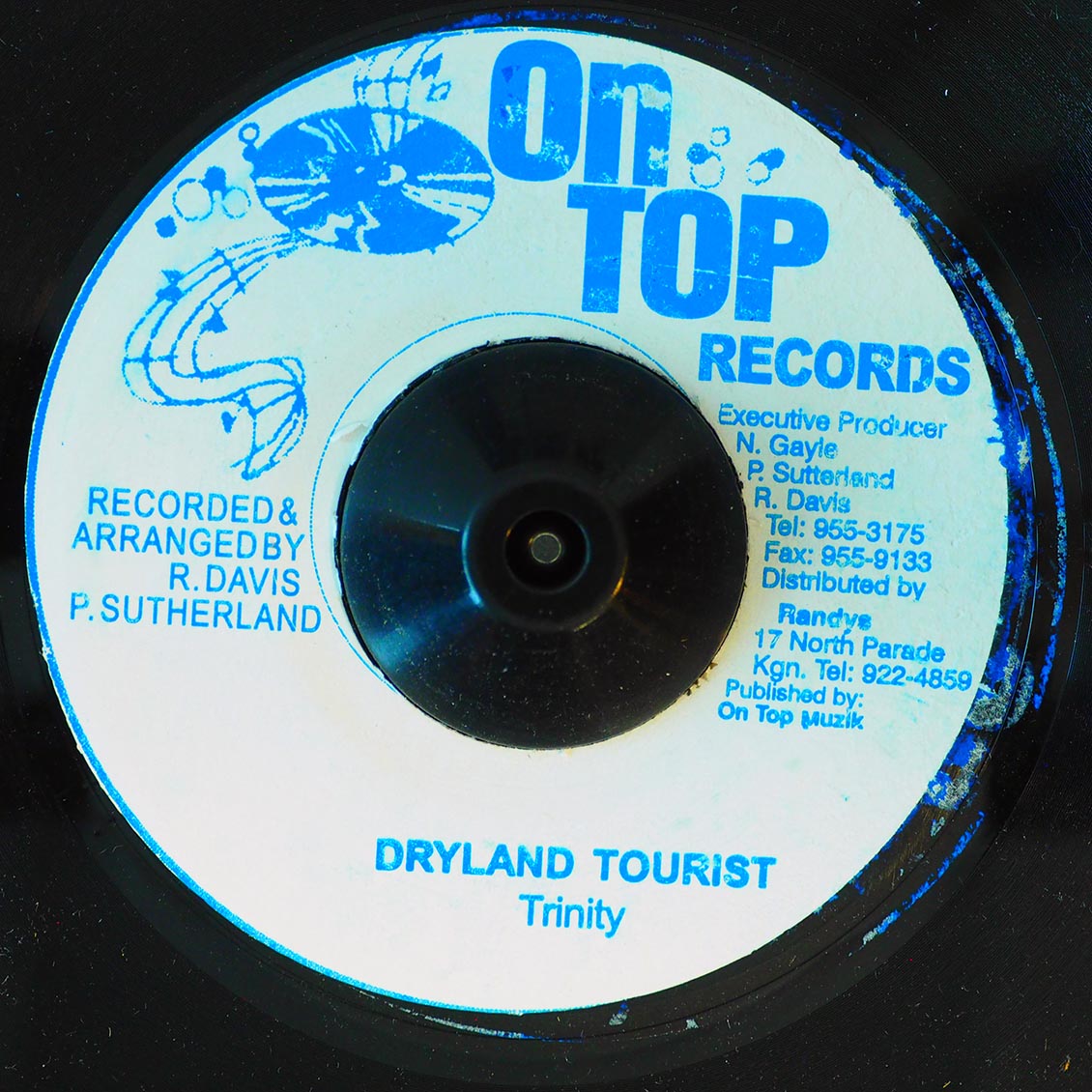 Trinity - Dryland Tourist  /  Ronnie Davis - Holding On [New Vinyl Record 7" Single]