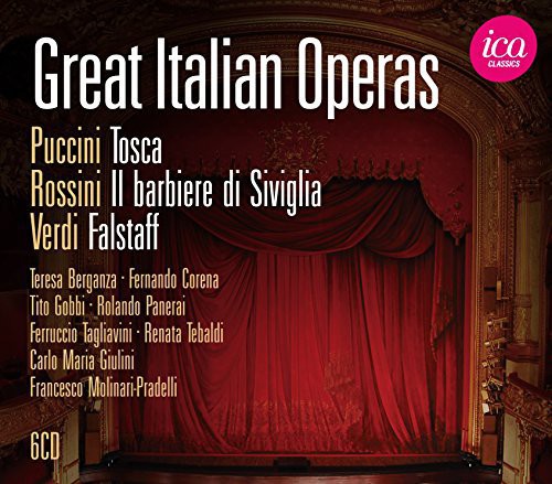 Puccini / Verdi / Rossini / Giulini / Tebaldi - Great Italian Operas [6 CD]