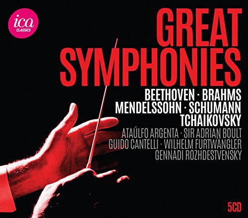 Beethoven / Brahms / Schumann / Tchaikovsky - Great Syms Music CD