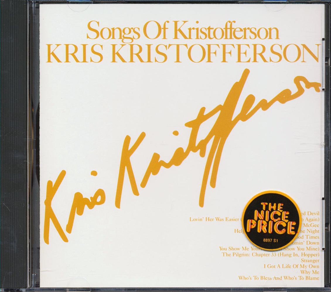 Kris Kristofferson - Songs Of Kristofferson [New CD]