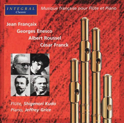 Jeffrey Grice - Françaix, Enesco, Roussel, Franck: Music for Flute and Piano Music CD