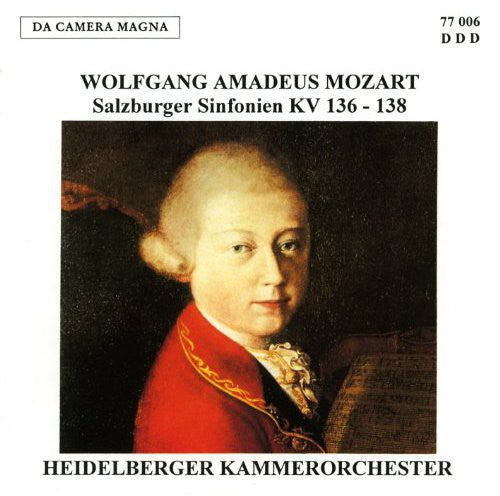 Mozart / Heidelberger - Salzburger Sinfonien Music CD