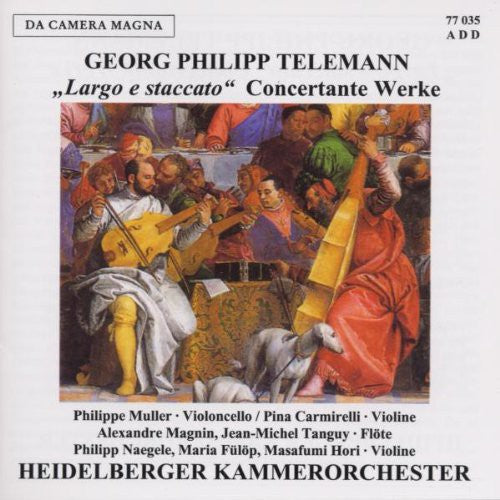 Telemann / Heidelberger Kammer - Largo E Staccato-Concertante [CD]