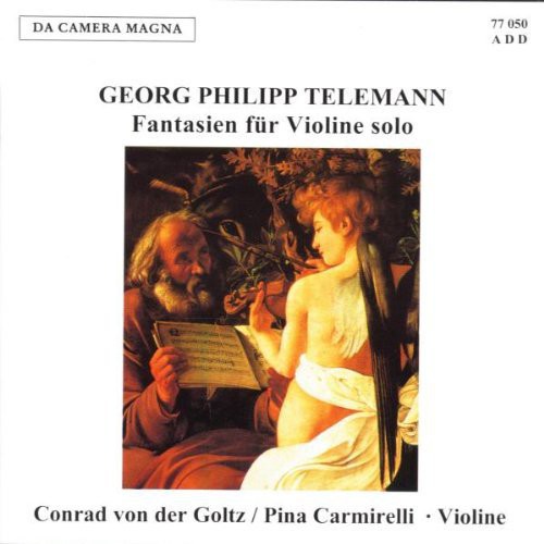 Telemann / Carmirelli - Fantasias for Solo Violin Music CD